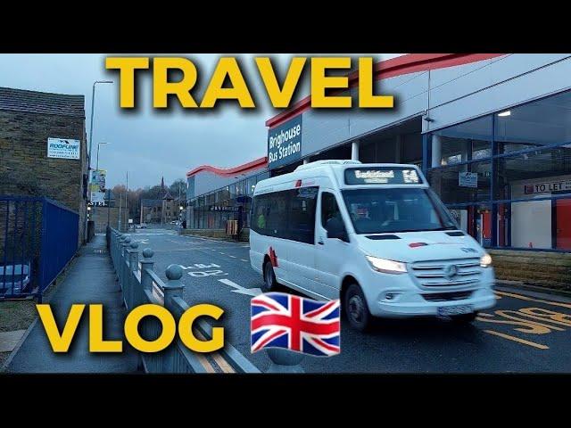 UK Bus System - Captivating Mercedes Benz Bus Ride, West Vale to Brighouse Bus Station (Route E4)