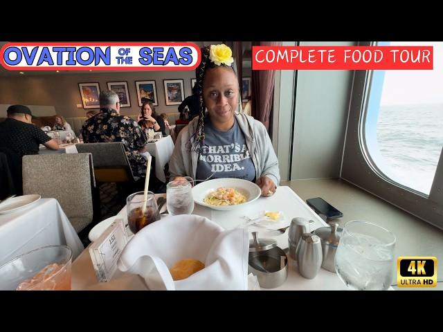 Ovation of the Seas COMPLETE Food Tour 2024   4K