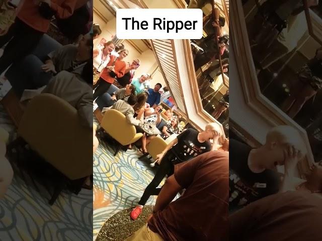 Mike the Ripper. And he won the dance off. Carnival Sunshine. #thenakedbluntdude 