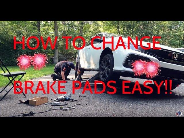 2017 Honda Civic Hatchback - Braking UPGRADES - HOW TO replace brake pads