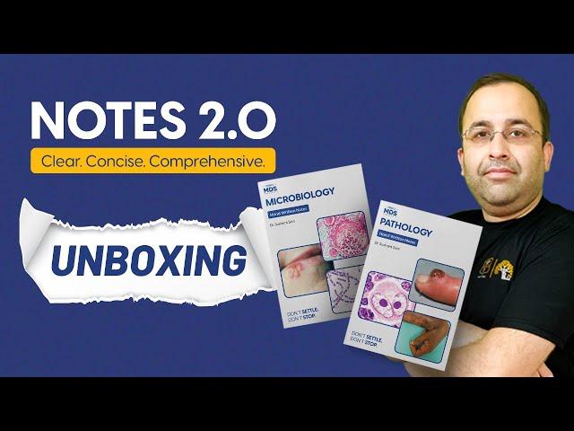 DBMCI MDS Notes 2.0 unboxing by Dr. Sushant Soni | Pathology & Microbiology| DBMCI MDS