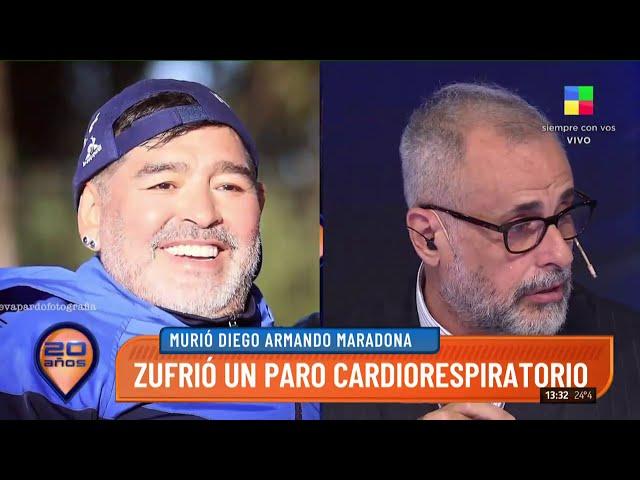 Conmoción mundial por la muerte de Diego Armando Maradona