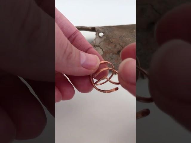 Journey Copper Line Ring 60