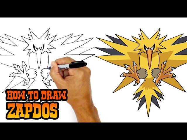 How to Draw Pokemon | Zapdos