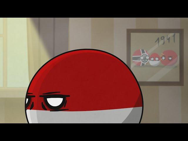 Polandball best weapon against zombies #countryballs