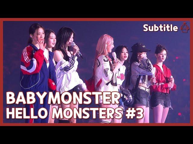 [SUB] BABYMONSTER | HELLO MONSTERS | in Seoul Day 2 Ending Full Version #FanCam (26/01/2025)