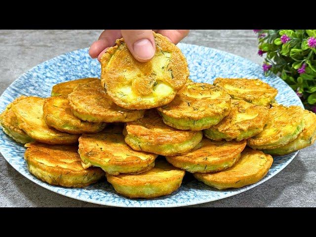 These zucchini are tastier than meat! A simple and quick recipe in 5 minutes!