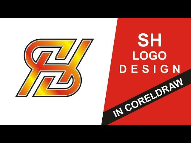 Coreldraw Tutorial |  Logo Design Idea | S H Logo Design | Best Logo Design | Dsa Graphic