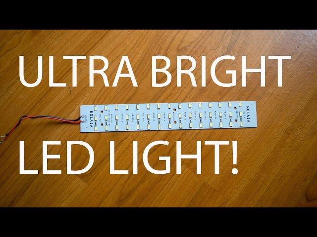 DIY Ultra Bright LED Flashlight Under 5$ (22W)