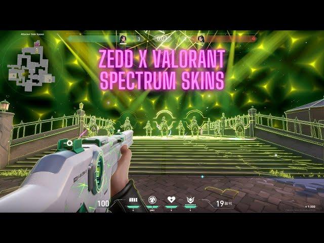 NEW ZEDD x VALORANT SPECTRUM PHANTOM SHOWCASE! PENTA KILL SOUND AND 6K SOUND!