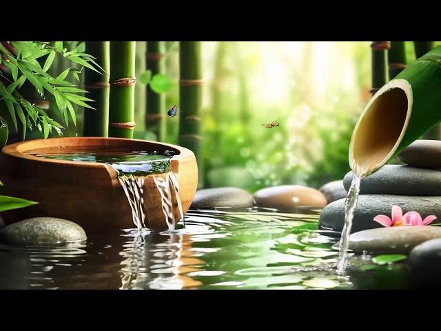 Deep Sleep With Water Sounds and Relaxing Piano Music - Water Fountains, Meditation Music, Spa Music