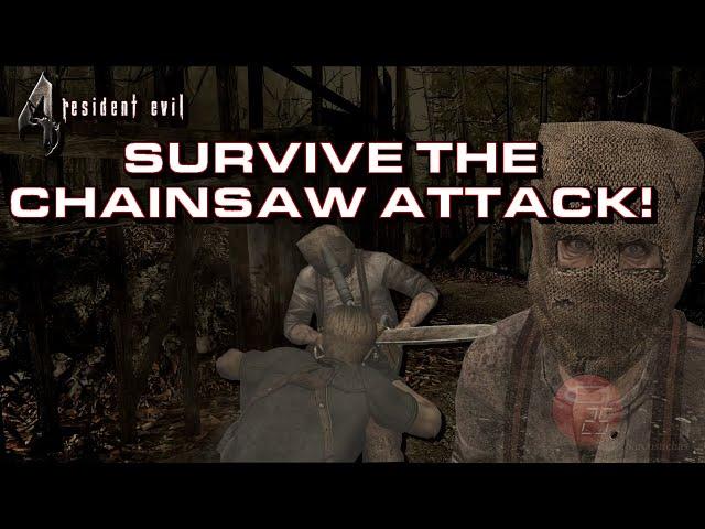 Resident Evil 4 - Surviving The Chainsaw Attack Explained