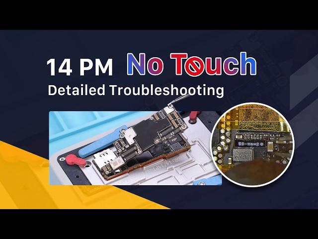 How to Repair iPhone 14 Pro Max Touchscreen Issue with Detailed Motherboard Troubleshooting