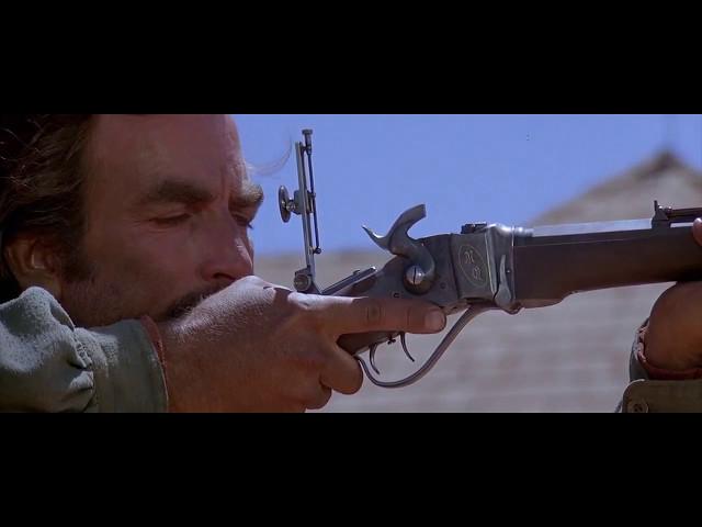 Matthew Quigley demonstrates his Sharps rifle