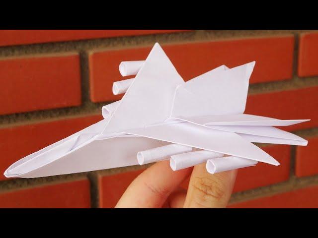 How to make a paper missile fighter plane ️