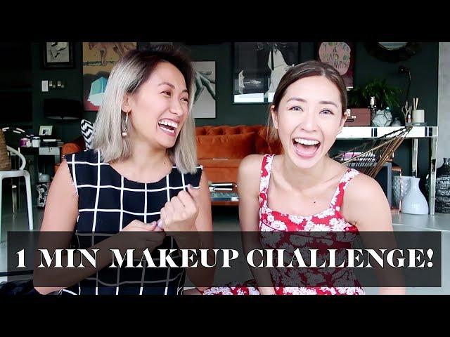 1 Minute Makeup Challenge with Kryz Uy | Laureen Uy