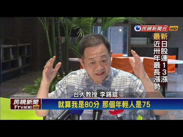 2018六都選舉－台大教授「Power錕」李錫錕 評估參選台北市長－民視新聞