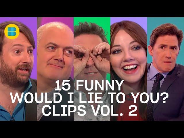 15 Funny Clips From Would I Lie To You? | Volume 2. | Would I Lie To You? | Banijay Comedy