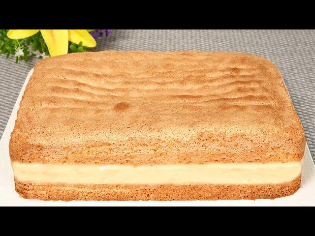 Cake in 15 minutes! Cake that melts in your mouth! You will be amazed! Simple and very tasty