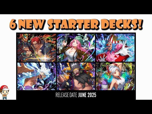 SIX New One Piece TCG Decks Officially Revealed! English Release BEFORE Japan!? (One Piece TCG News)