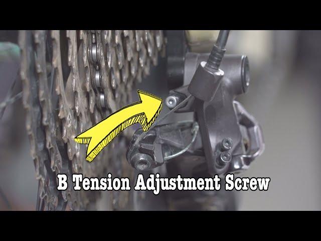 B Tension Adjustment Tips From How To Tune Bike Gears Video