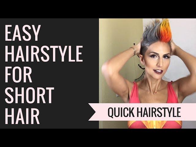 HOW TO | EASY HAIRSTYLE FOR SHORT HAIR | UNDERCUT PIXIE