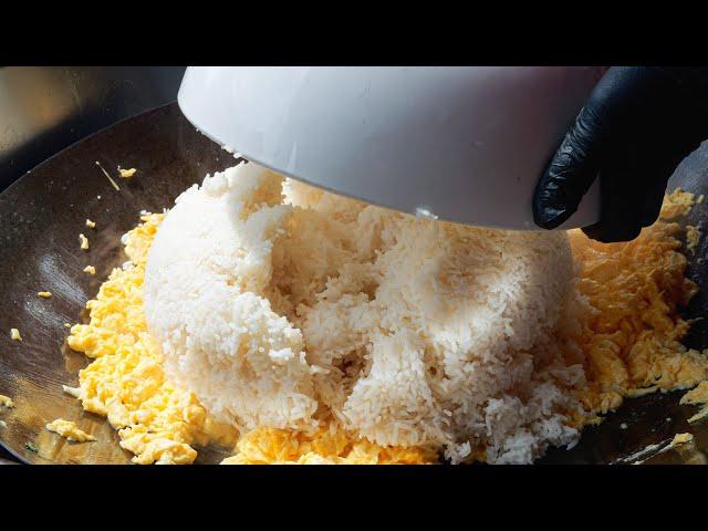 Yummy ! Shrimp fried rice for 100 people | Thai Street Food