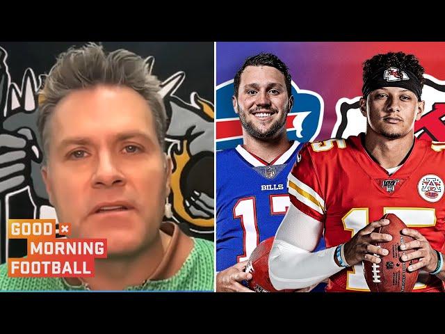 GMFB | Kyle Brandt calls Bills is biggest REAL threat to Chiefs to win AFC, not Ravens & Steelers