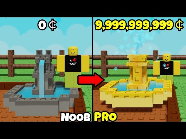 Noob Got Full Divine & Prismatic Crops + Exclusive Cosmetics in Grow a Garden Noob to Pro!