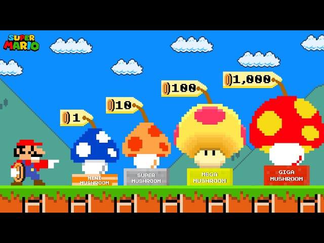 Mario Can Buy Every Mushroom in Super Mario Bros.