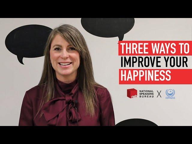 Three Ways to Boost Your Happiness | Jennifer Moss for IDOH