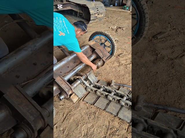DIY ideas and hydraulic press for repair