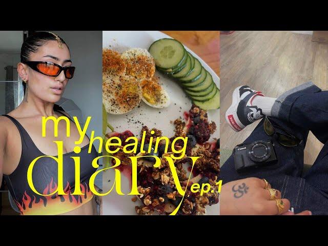 my healing diary, ep.1 | starting red light therapy, managing a clean diet, and overcoming anxiety