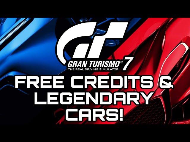 Gran Turismo 7 | FREE Credits & FREE Legendary Cars!