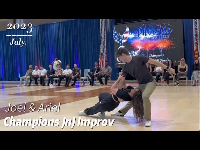 Joel Torgeson & Ariel Peck | Phoenix 4th of July Champions JnJ | West Coast Swing