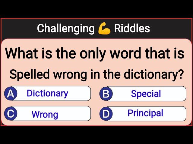 Can You Answer These Very Challenging Riddles and Puzzles #puzzle #tiktok #video #riddles #challenge