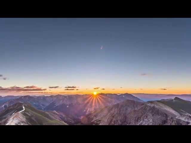 Handies Peak sunrise timelapse