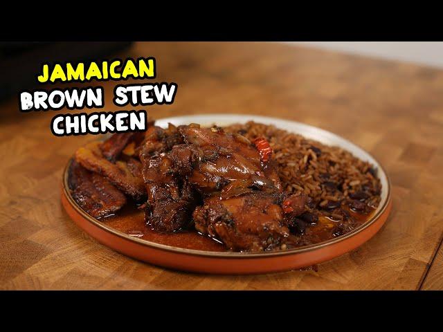 EASIEST Jamaican Brown Stew Chicken recipe | ABSOLUTELY DELICIOUS!