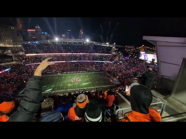 Bills at Bengals - Game Intro