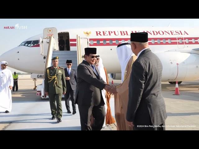 Presiden Prabowo Tiba di Abu Dhabi, Persatuan Emirat Arab, 23 November 2024