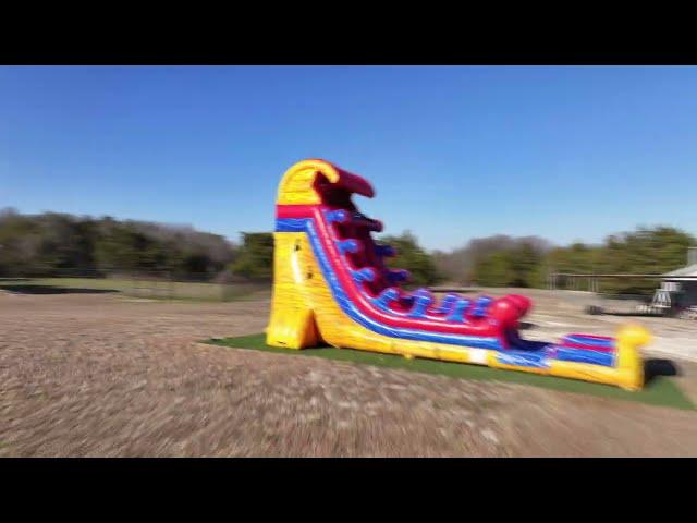 Lava Falls 20ft Inflatable Waterslide