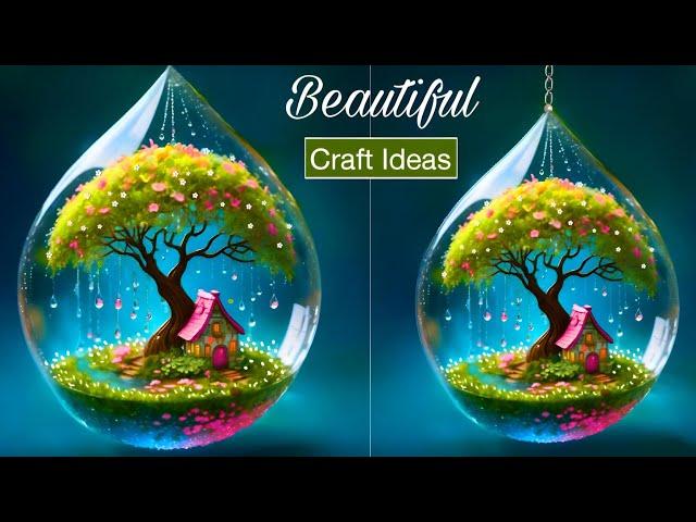 Unique Plastic Bottle Craft Ideas | DIY Easy Tree Lamp Home Decor ️