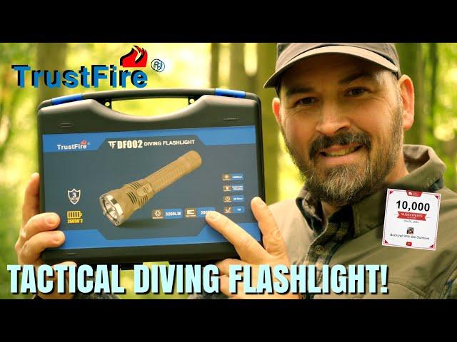 3200 Lumen Tactical Style Diving Flashlight! From Trustfire. Is It Any Good!?