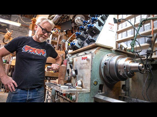 Adam Savage Installs a Collet Locker on His Lathe!