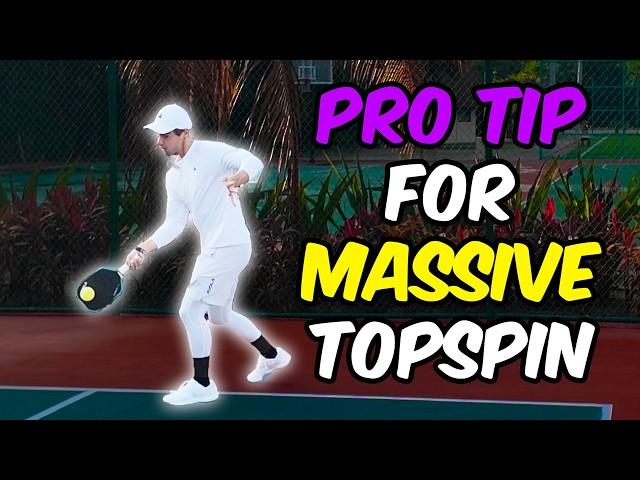 How to Hit Topspin Drive in Pickleball with Ben Johns