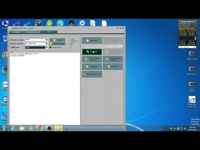 OPPO a57 cph 1701  frp unlock Octoplus FRP Tool