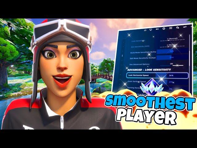 SMOOTHEST PLAYER! + *NEW* BEST CONTROLLER SETTINGS For Fortnite Chapter 6