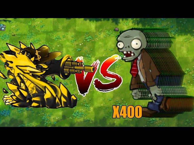 PVZ 1 Fusion 2.5 Challenge!! 1 Plants Fusion VS 400 Zombies - Who Will Win?
