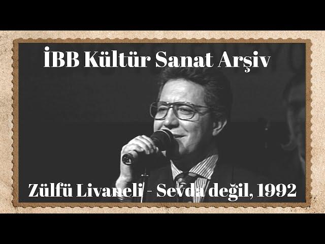 Büyük Sanatçı Zülfü Livaneli’nin CRR Konser Salonu’nda seslendirdiği “Sevda Değil” Adlı Eseri…