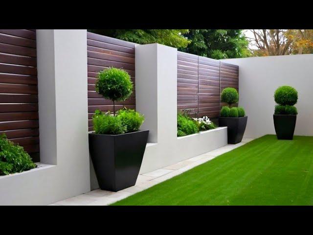 +300 Home Garden Wall Design Ideas 2024 Backyard Boundary Fence Designs | Garden Wall Decor Ideas P2